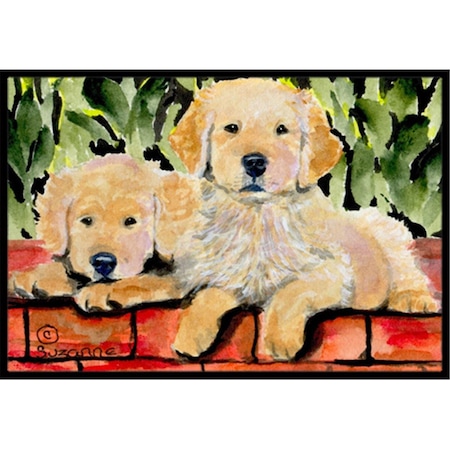 Beyondbasketball Golden Retriever Indoor Outdoor Mat - 18 x 27 in. BE3441414